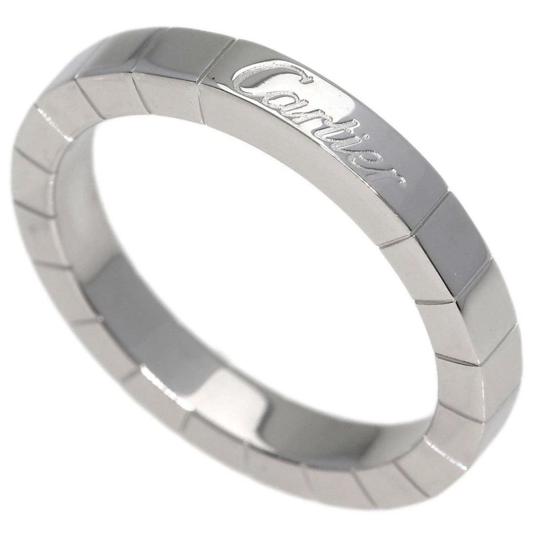 CARTIER RING K18 WHITE GOLD: CARTIER Ring K18 White Gold Brand: CARTIER Type/Style: Ring Material: K18 White Gold, Color: Silver Size: 7(US) Accessories: None Accessories Notice: When purchasing pre-owned goods, pleas