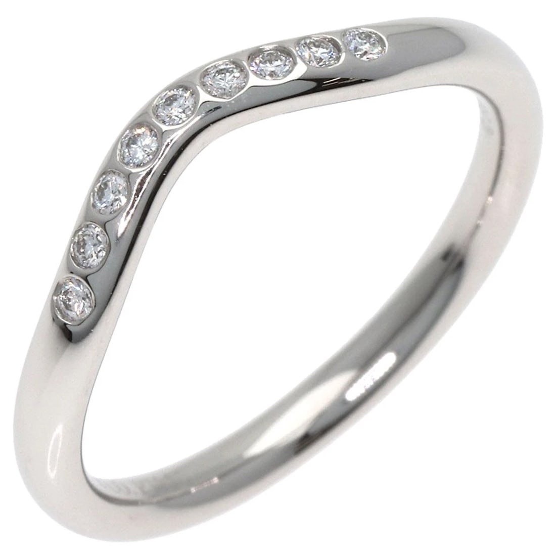 TIFFANY&CO. DIAMOND RING PLATINUM PT950: TIFFANY&Co. Diamond Ring Platinum PT950 Brand: TIFFANY&Co. Type/Style: Ring Material: Platinum PT950, Color: Silver Size: 5(US) Accessories: None Accessories Notice: When purchasing pre-ow