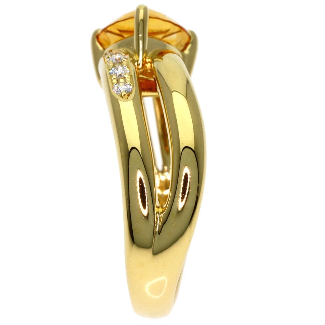 TASAKI DIAMOND RING K18 YELLOW GOLD: TASAKI Diamond Ring K18 Yellow Gold Brand: TASAKI Type/Style: Ring Material: K18 Yellow Gold, Color: Gold Size: 5.75(US) Accessories: None Accessories Notice: When purchasing pre-owned goods, please