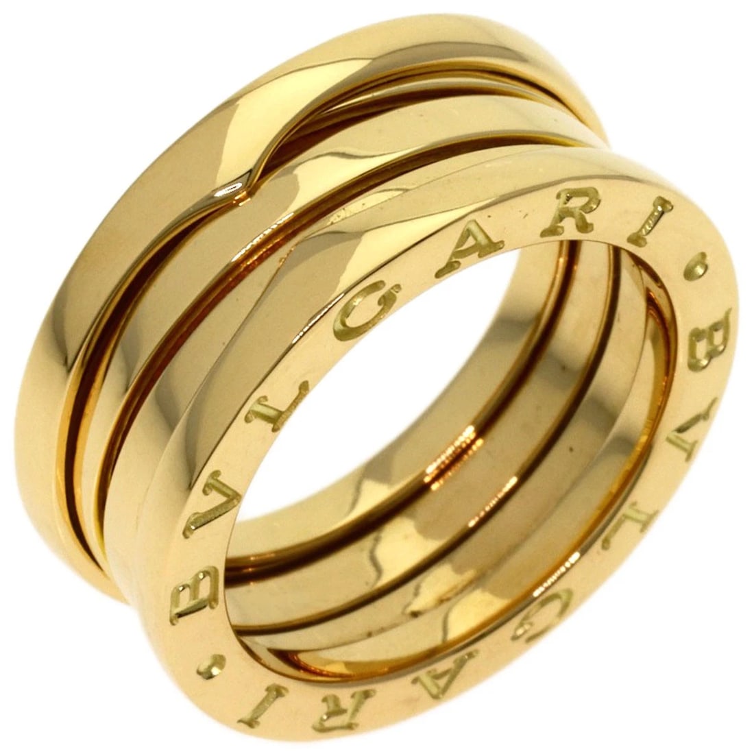BVLGARI B.ZERO1 RING K18 YELLOW GOLD: BVLGARI B.zero1 Ring K18 Yellow Gold Brand: BVLGARI Type/Style: Ring Material: K18 Yellow Gold, Color: Gold Size: 5.75(US) Accessories: None Accessories Notice: When purchasing pre-owned goods,