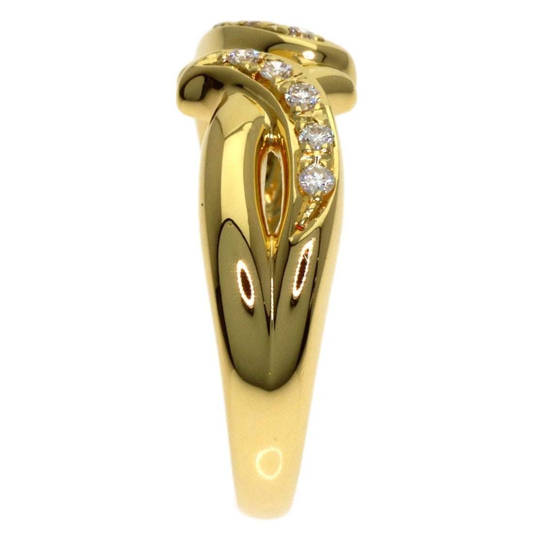 TASAKI DIAMOND RING K18 YELLOW GOLD: TASAKI Diamond Ring K18 Yellow Gold Brand: TASAKI Type/Style: Ring Material: K18 Yellow Gold, Color: Gold Size: 6.25(US) Accessories: None Accessories Notice: When purchasing pre-owned goods, please