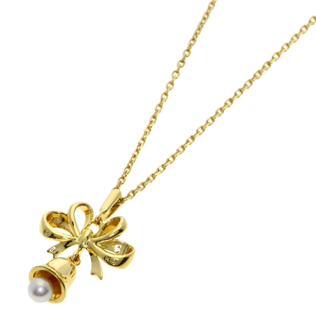 MIKIMOTO NECKLACE K18 YELLOW GOLD: MIKIMOTO Necklace K18 Yellow Gold Brand: MIKIMOTO Type/Style: Necklace Material: K18 Yellow Gold, Color: Gold Size: Stone Size:0.1inch/3.4mm Chain Length:15.0inch/38cm Chain Width:0.4inch/0.9mm Top