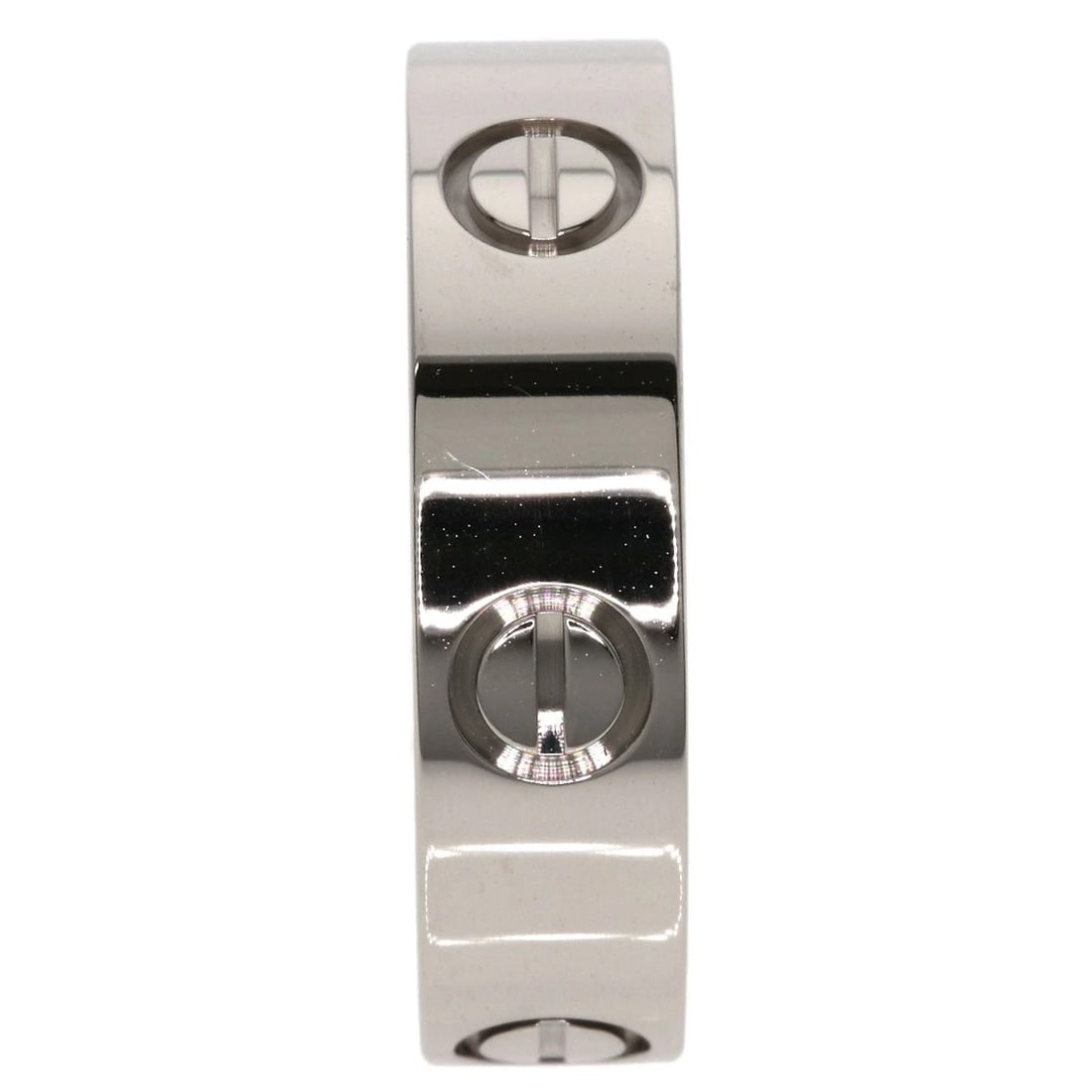 CARTIER RING K18 WHITE GOLD: CARTIER Ring K18 White Gold Brand: CARTIER Type/Style: Ring Material: K18 White Gold, Color: Silver Size: 7.75(US) Accessories: None Accessories Notice: When purchasing pre-owned goods, pl