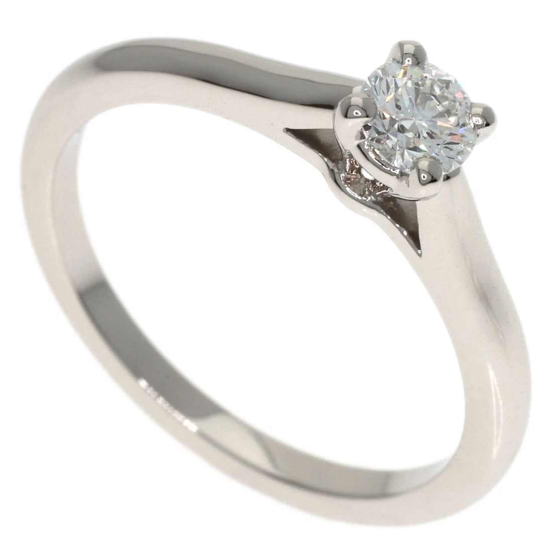 CARTIER DIAMOND RING PLATINUM PT950: CARTIER Diamond Ring Platinum PT950 Brand: CARTIER Type/Style: Ring Material: Platinum PT950, Color: Silver Size: 5(US) Accessories: None Accessories Notice: When purchasing pre-owned good