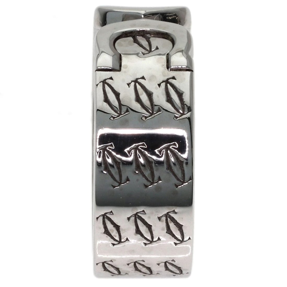 CARTIER RING K18 WHITE GOLD: CARTIER Ring K18 White Gold Brand: CARTIER Type/Style: Ring Material: K18 White Gold, Color: Silver Size: 8.25(US) Accessories: None Accessories Notice: When purchasing pre-owned goods, please refer