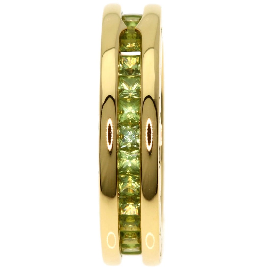 BVLGARI RING K18 YELLOW GOLD: BVLGARI Ring K18 Yellow Gold Brand: BVLGARI Type/Style: Ring Material: K18 Yellow Gold, Color: Gold Size: 4.5(US) Accessories: None Accessories Notice: When purchasing pre-owned goods, ple