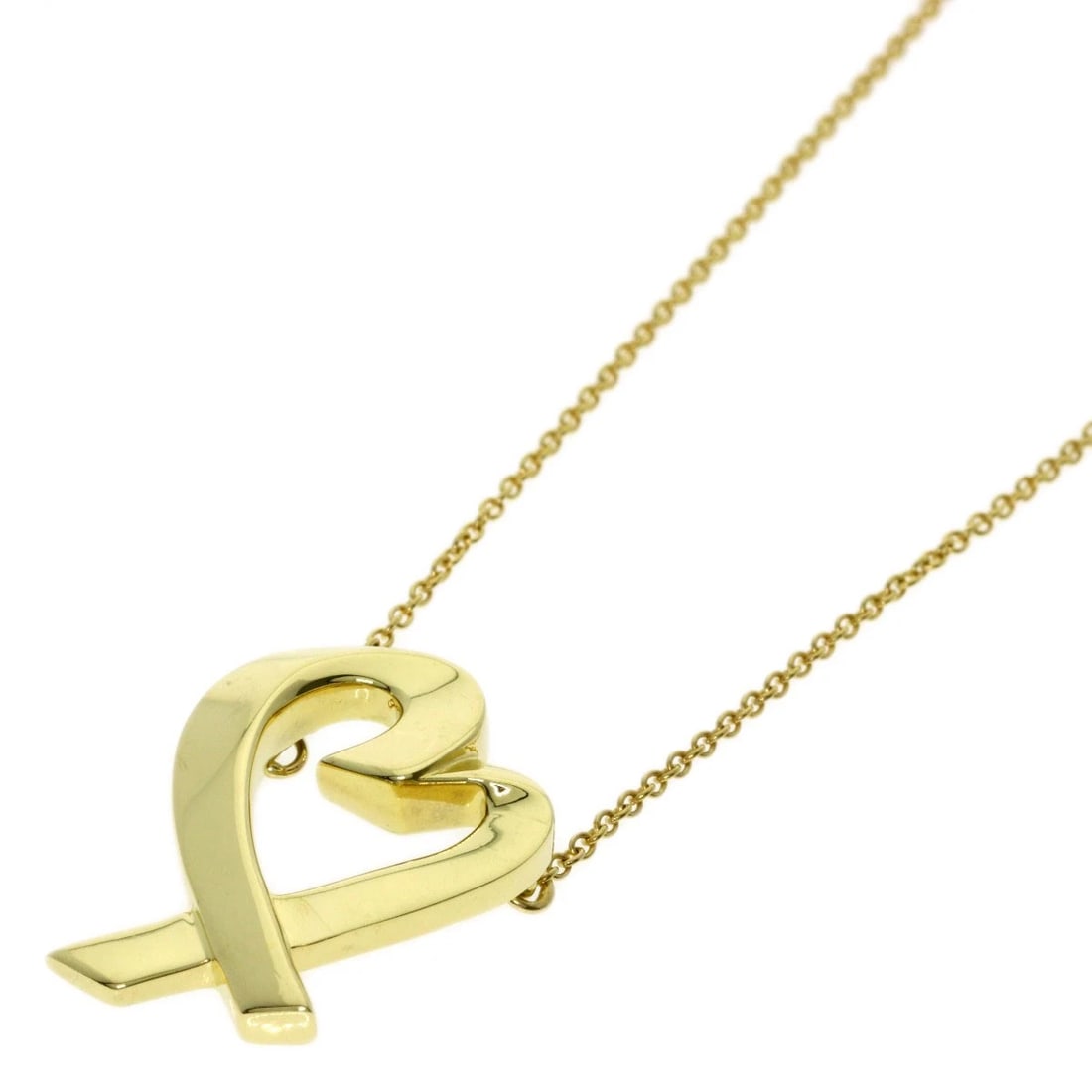 TIFFANY&CO. NECKLACE K18 YELLOW GOLD: TIFFANY&Co. Necklace K18 Yellow Gold Brand: TIFFANY&Co. Type/Style: Necklace Material: K18 Yellow Gold, Color: Gold Size: Chain Length:19.1inch/48.5cm Chain Width:0.4inch/1.1mm Top Size:0.8inch/21.1x1