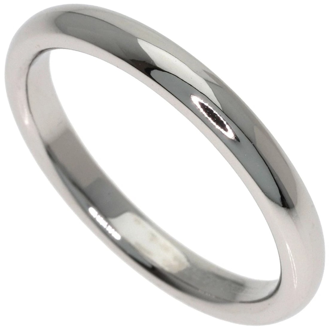 TIFFANY&CO. STACKING BAND RING PLATINUM PT950: TIFFANY&Co. Stacking band Ring Platinum PT950 Brand: TIFFANY&Co. Type/Style: Ring Material: Platinum PT950, Color: Silver Size: 8(US) Accessories: None Accessories Notice: When purchasing