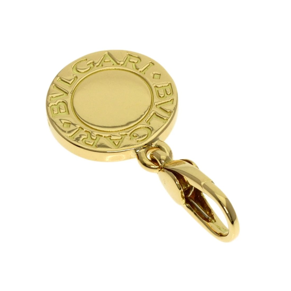 BVLGARI ONYX PENDANT TOP K18 YELLOW GOLD: BVLGARI Onyx Pendant top K18 Yellow Gold Brand: BVLGARI Type/Style: Pendant top Material: K18 Yellow Gold, Color: Gold Size: Top Size:0.6inch/16x13x1.8mm Length:1.1inch/2.8cm Accessories: None
