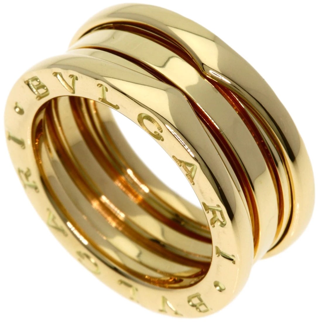 BVLGARI B.ZERO1 RING K18 YELLOW GOLD: BVLGARI B.zero1 Ring K18 Yellow Gold Brand: BVLGARI Type/Style: Ring Material: K18 Yellow Gold, Color: Gold Size: 5.25(US) Accessories: None Accessories Notice: When purchasing pre-owned g