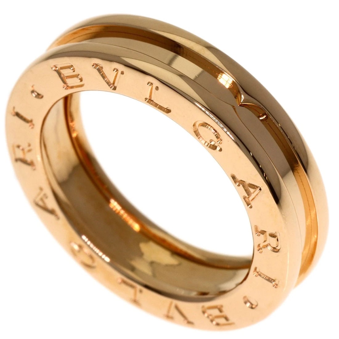 BVLGARI B.ZERO1 RING K18 PINK GOLD: BVLGARI B.zero1 Ring K18 Pink Gold Brand: BVLGARI Type/Style: Ring Material: K18 Pink Gold, Color: Gold Size: 4.5(US) Accessories: None Accessories Notice: When purchasing pre-owned goods,