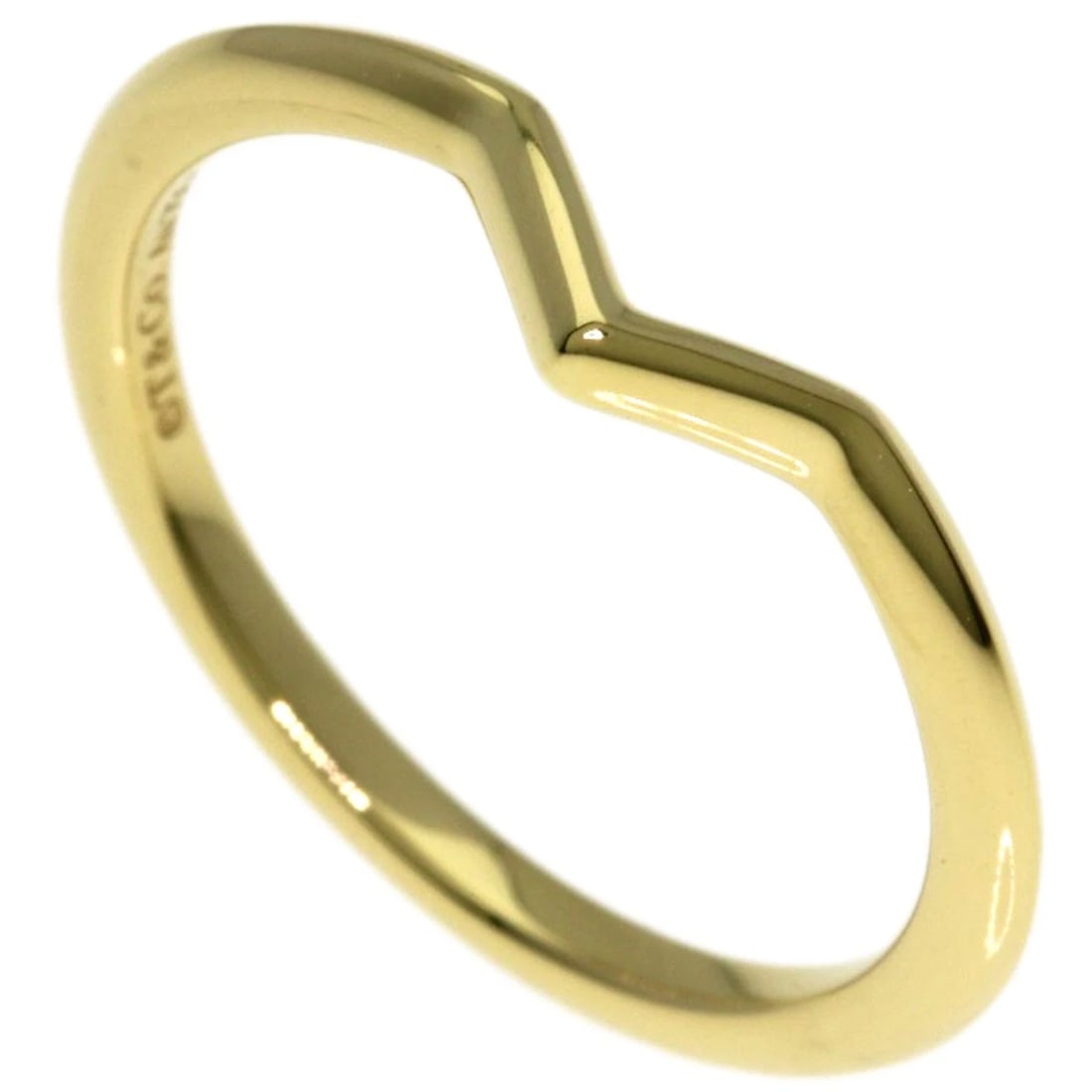 TIFFANY&CO. RING K18 YELLOW GOLD: TIFFANY&Co. Ring K18 Yellow Gold Brand: TIFFANY&Co. Type/Style: Ring Material: K18 Yellow Gold, Color: Gold Size: 4(US) Accessories: None Accessories Notice: When purchasing pre-owned good