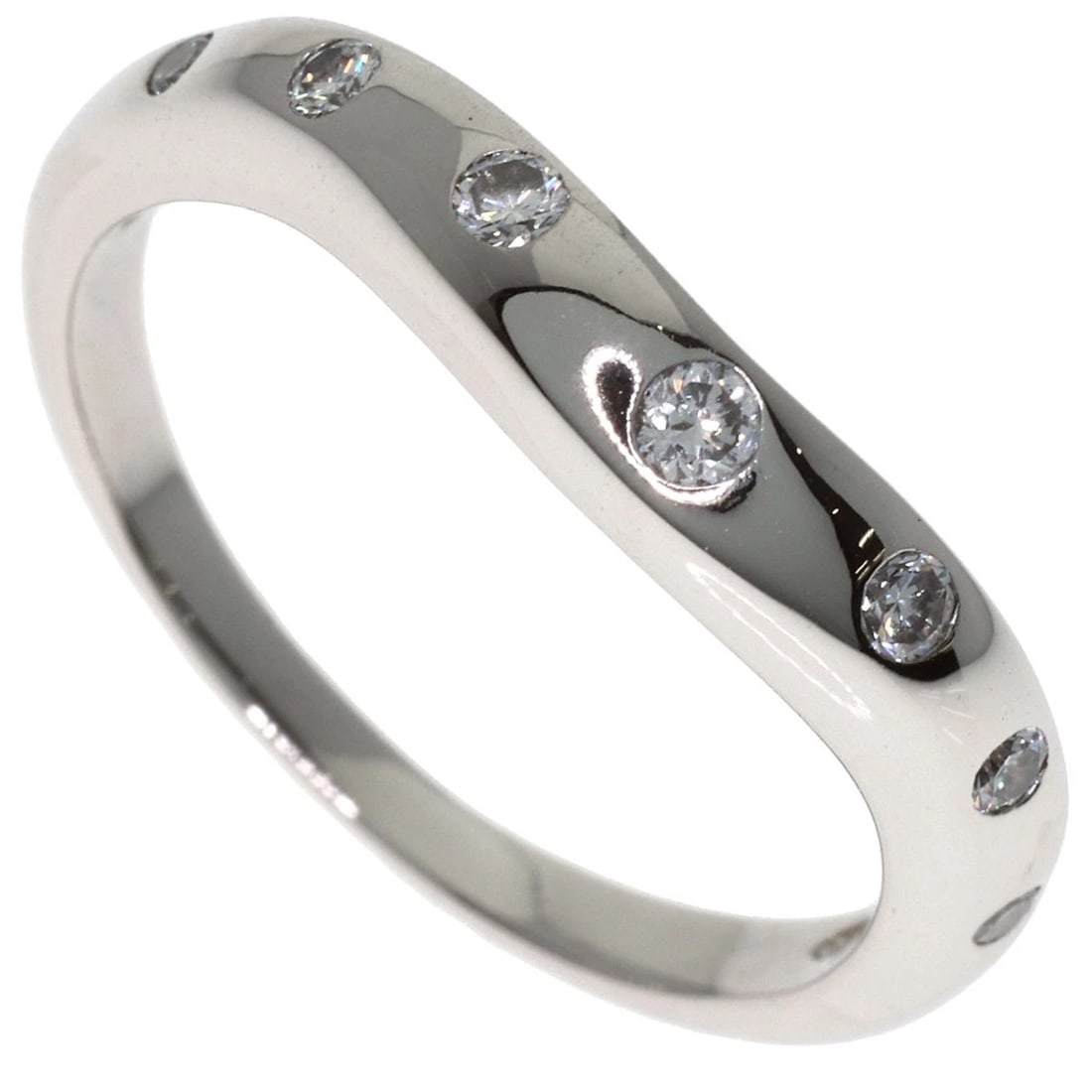 BVLGARI CORONA DIAMOND RING PLATINUM PT950: BVLGARI Corona Diamond Ring Platinum PT950 Brand: BVLGARI Type/Style: Ring Material: Platinum PT950, Color: Silver Size: 5.25(US) Accessories: None Accessories Notice: When purchasing pre-