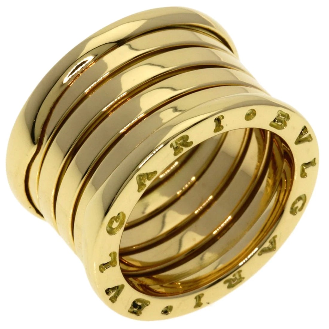 BVLGARI RING K18 YELLOW GOLD: BVLGARI Ring K18 Yellow Gold Brand: BVLGARI Type/Style: Ring Material: K18 Yellow Gold, Color: Gold Size: 5(US) Accessories: None Accessories Notice: When purchasing pre-owned goods, pleas