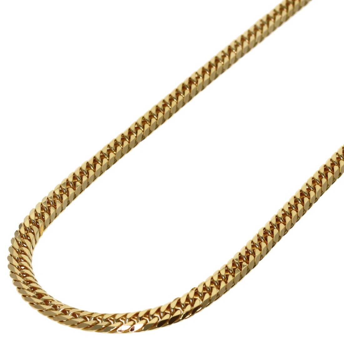 CURB CHAIN KIHEI NECKLACE K18 YELLOW GOLD (1 of 3)