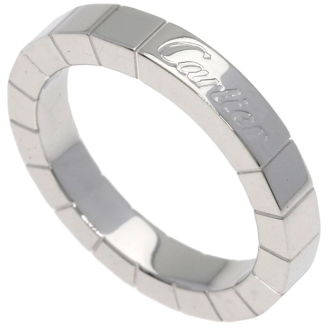 CARTIER RING K18 WHITE GOLD: CARTIER Ring K18 White Gold Brand: CARTIER Type/Style: Ring Material: K18 White Gold, Color: Silver Size: 4.25(US) Accessories: None Accessories Notice: When purchasing pre-owned goods, pl