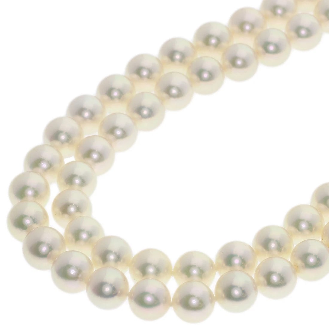 TASAKI LONG PEARL NECKLACE K18 WHITE GOLD: TASAKI Long Pearl Necklace K18 White Gold Brand: TASAKI Type/Style: Necklace Material: K18 White Gold, Main Stone Pearl Color: white Size: Stone Size:0.3inch/8-8.4mm Chain Length:41.7inch/106cm Ac