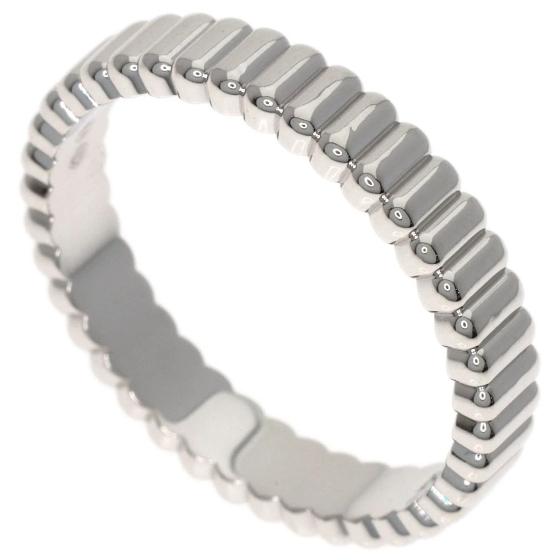 BOUCHERON RING K18 WHITE GOLD: Boucheron Ring K18 White Gold Brand: Boucheron Type/Style: Ring Material: K18 White Gold, Color: Silver Size: 4.25(US) Accessories: None Accessories Notice: When purchasing pre-owned goods