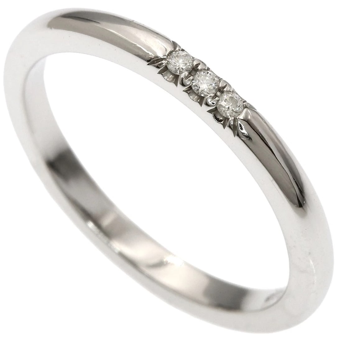 TIFFANY&CO. DIAMOND RING PLATINUM PT950: TIFFANY&Co. Diamond Ring Platinum PT950 Brand: TIFFANY&Co. Type/Style: Ring Material: Platinum PT950, Color: Silver Size: 5.75(US) Accessories: None Accessories Notice: When purchasing pre