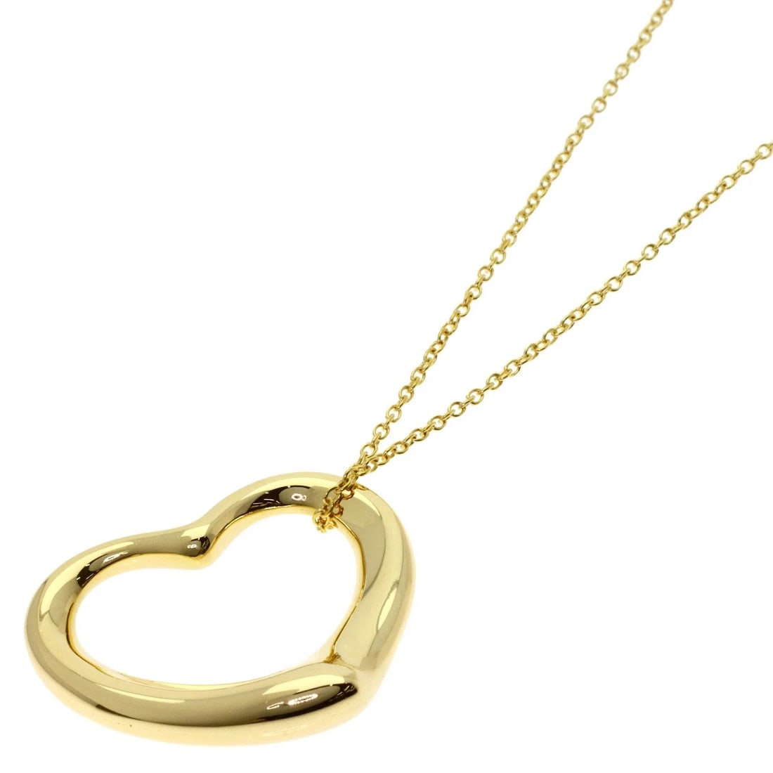 TIFFANY&CO. NECKLACE K18 YELLOW GOLD: TIFFANY&Co. Necklace K18 Yellow Gold Brand: TIFFANY&Co. Type/Style: Necklace Material: K18 Yellow Gold, Color: Gold Size: Chain Length:17.7inch/45cm Chain Width:0.4inch/1mm Top Size:0.9inch/22.9x27x3.