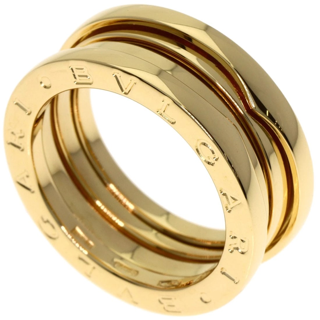 BVLGARI B.ZERO1 RING K18 YELLOW GOLD: BVLGARI B.zero1 Ring K18 Yellow Gold Brand: BVLGARI Type/Style: Ring Material: K18 Yellow Gold, Color: Gold Size: 6.25(US) Accessories: None Accessories Notice: When purchasing pre-owned g