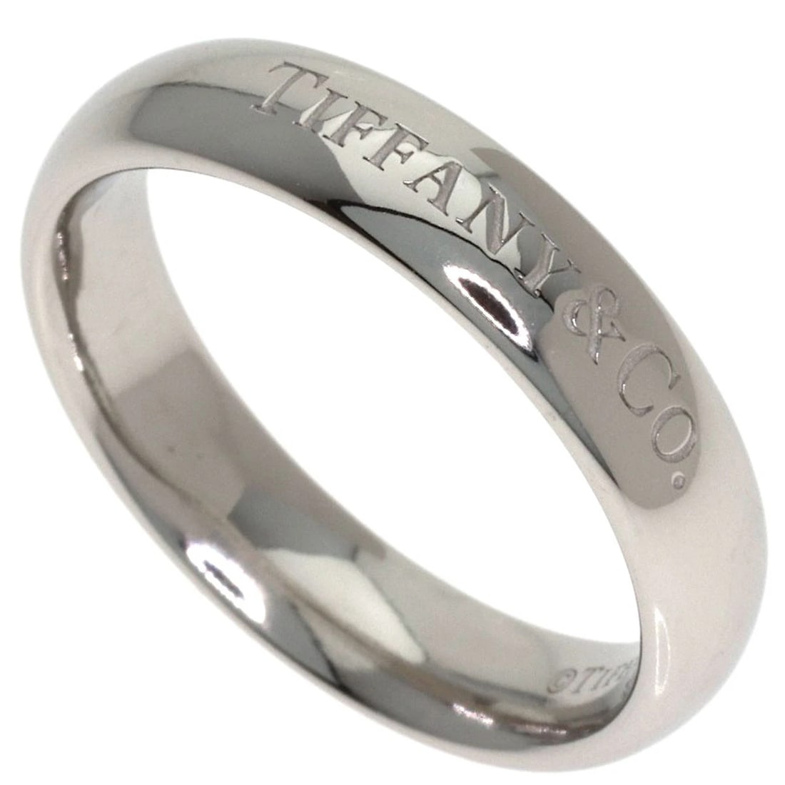 TIFFANY&CO. T&CO RING PLATINUM PT950: TIFFANY&Co. T&CO Ring Platinum PT950 Brand: TIFFANY&Co. Type/Style: Ring Material: Platinum PT950, Color: Silver Size: 5.25(US) Accessories: None Accessories Notice: When purchasing pre-ow