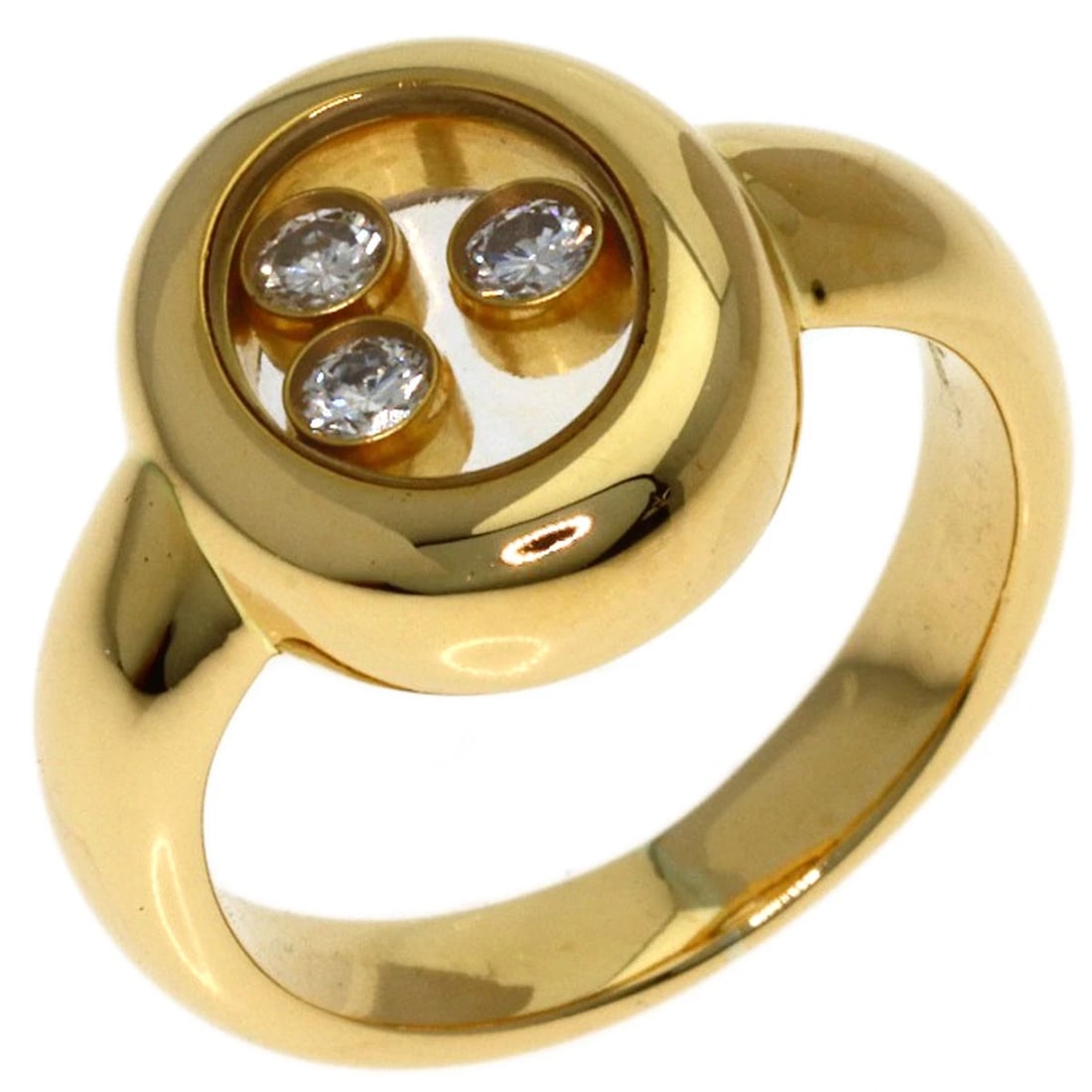 CHOPARD DIAMOND RING K18 YELLOW GOLD - 2