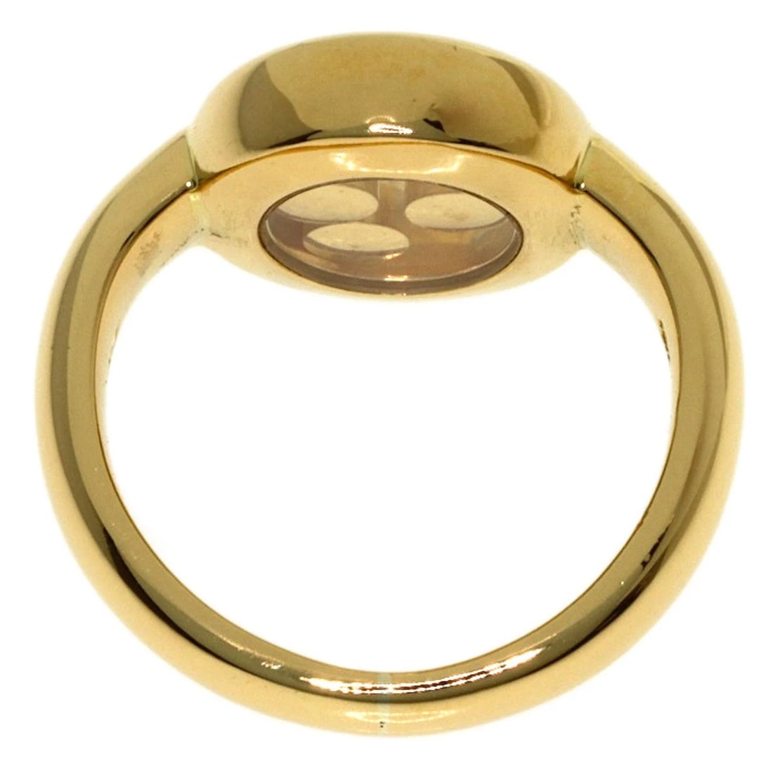 CHOPARD DIAMOND RING K18 YELLOW GOLD - 4