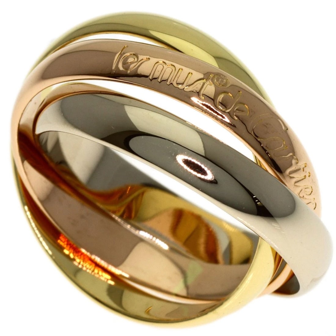 CARTIER RING K18 YELLOW GOLD K18 WHITE GOLD: CARTIER Ring K18 Yellow Gold K18 White Gold Brand: CARTIER Type/Style: Ring Material: K18 Yellow Gold/K18 White Gold/18K Pink Gold, Color: Gold Size: 5.25(US) Accessories: None Accessories Notice: