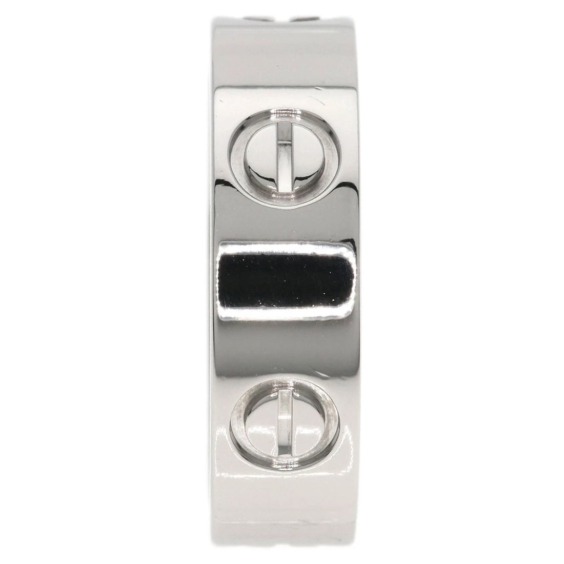 CARTIER LOVE RING RING PLATINUM PT950: CARTIER love ring Ring Platinum PT950 Brand: CARTIER Type/Style: Ring Material: Platinum PT950, Color: Silver Size: 6.5(US) Accessories: None Accessories Notice: When purchasing pre-owned