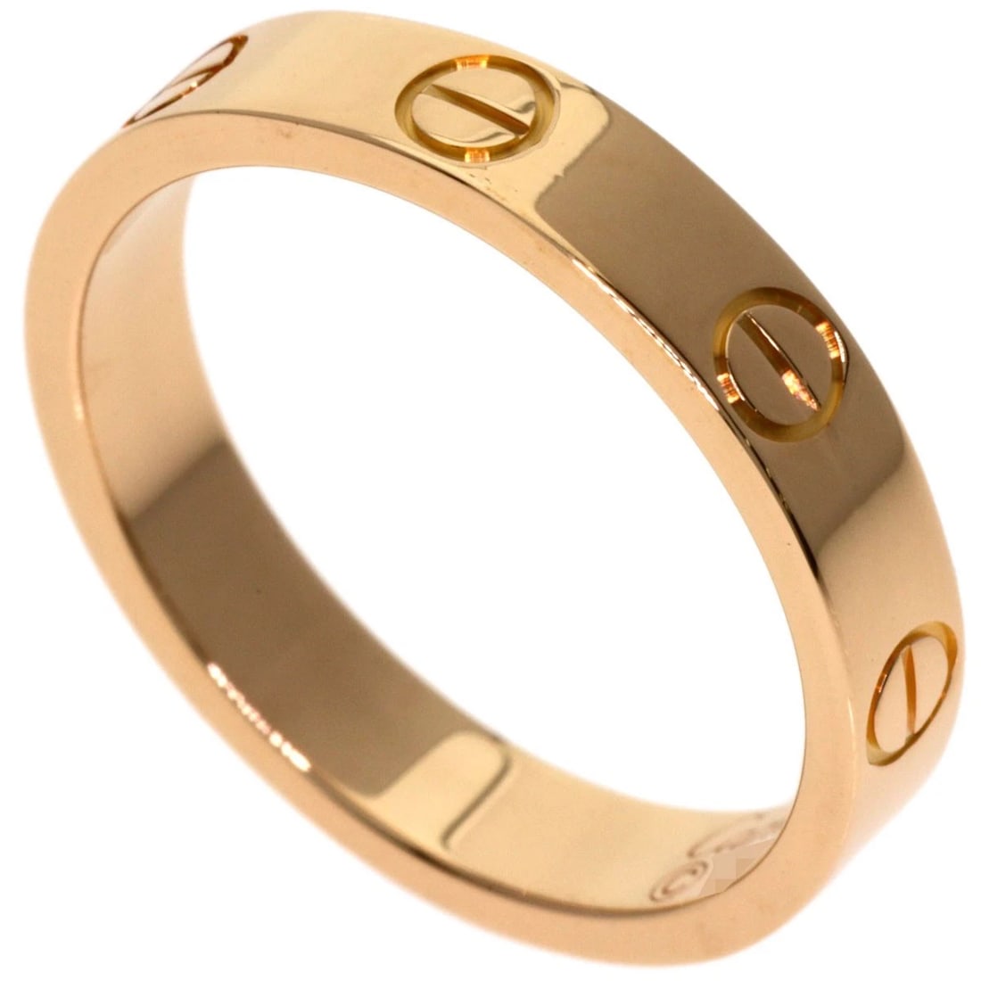 CARTIER LOVE RING RING K18 PINK GOLD: CARTIER love ring Ring K18 Pink Gold Brand: CARTIER Type/Style: Ring Material: K18 Pink Gold, Color: Gold Size: 6.25(US) Accessories: None Accessories Notice: When purchasing pre-owned goo