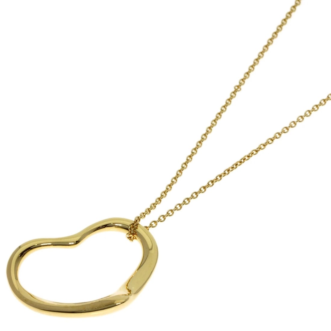 TIFFANY&CO. NECKLACE K18 YELLOW GOLD: TIFFANY&Co. Necklace K18 Yellow Gold Brand: TIFFANY&Co. Type/Style: Necklace Material: K18 Yellow Gold, Color: Gold Size: Chain Length:16.1inch/41cm Chain Width:0.4inch/1.1mm Top Size:0.7inch/17.5x21.