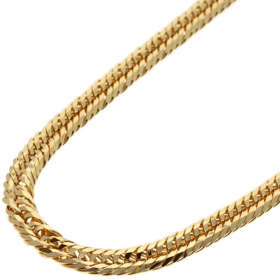 CURB CHAIN KIHEI TRIPLE NECKLACE K18 YELLOW GOLD: Curb chain Kihei triple Necklace K18 Yellow Gold Brand: SELECT JEWELRY Type/Style: Necklace Material: K18 Yellow Gold, Color: Gold Size: Chain Length:19.7inch/50cm Chain Width:1.9inch/4.9mm Access