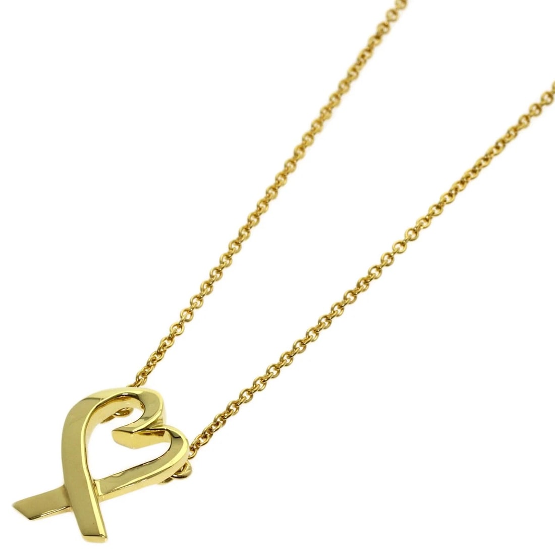 TIFFANY&CO. NECKLACE K18 YELLOW GOLD: TIFFANY&Co. Necklace K18 Yellow Gold Brand: TIFFANY&Co. Type/Style: Necklace Material: K18 Yellow Gold, Color: Gold Size: Chain Length:16.1inch/41cm Chain Width:0.4inch/1.1mm Top Size:0.6inch/14x9.7x1
