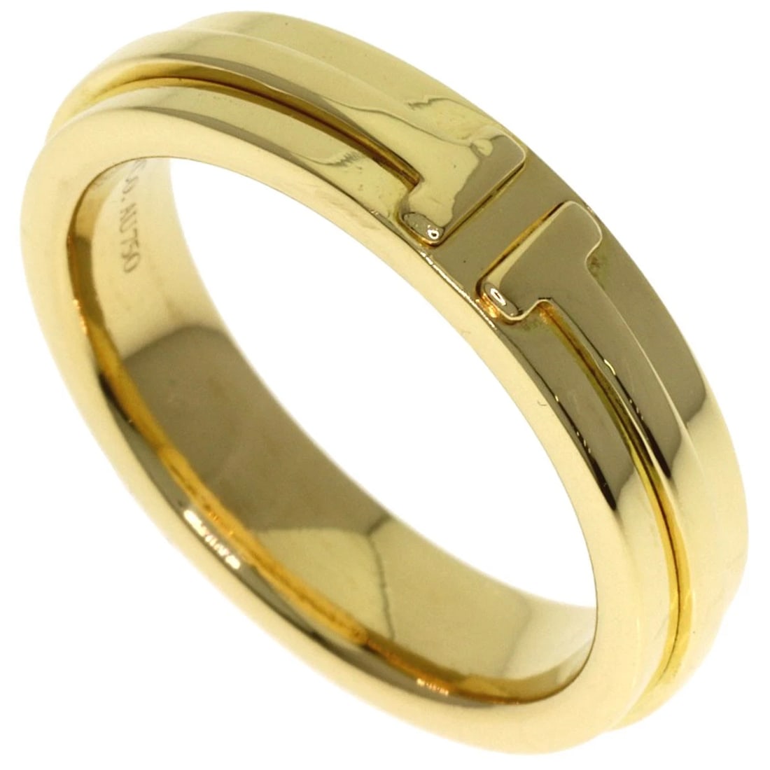 TIFFANY&CO. RING K18 YELLOW GOLD: TIFFANY&Co. Ring K18 Yellow Gold Brand: TIFFANY&Co. Type/Style: Ring Material: K18 Yellow Gold, Color: Gold Size: 5.75(US) Accessories: None Accessories Notice: When purchasing pre-owned g
