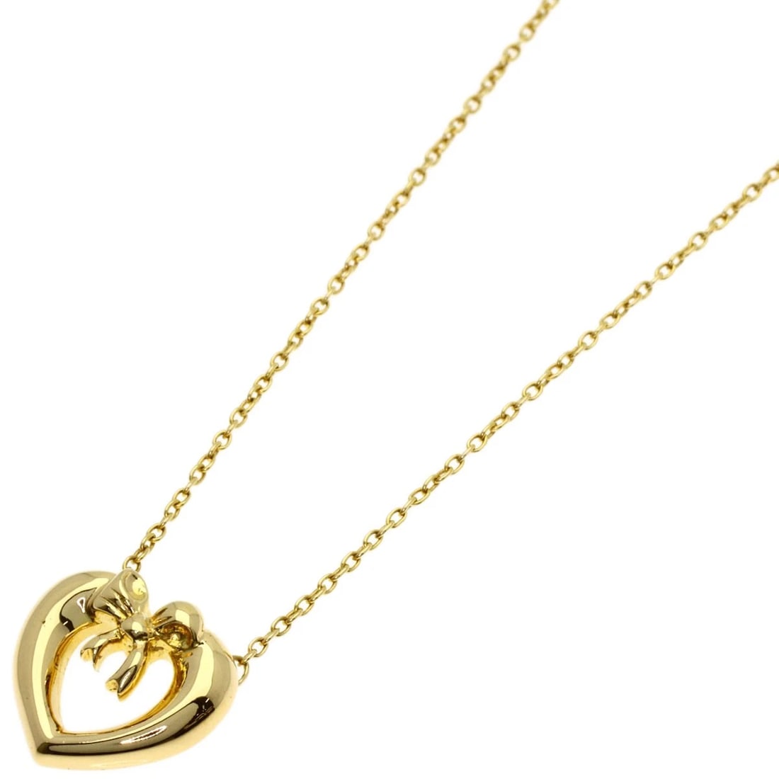 TIFFANY&CO. NECKLACE K18 YELLOW GOLD: TIFFANY&Co. Necklace K18 Yellow Gold Brand: TIFFANY&Co. Type/Style: Necklace Material: K18 Yellow Gold, Color: Gold Size: Chain Length:18.9inch/48cm Chain Width:0.4inch/1mm Top
