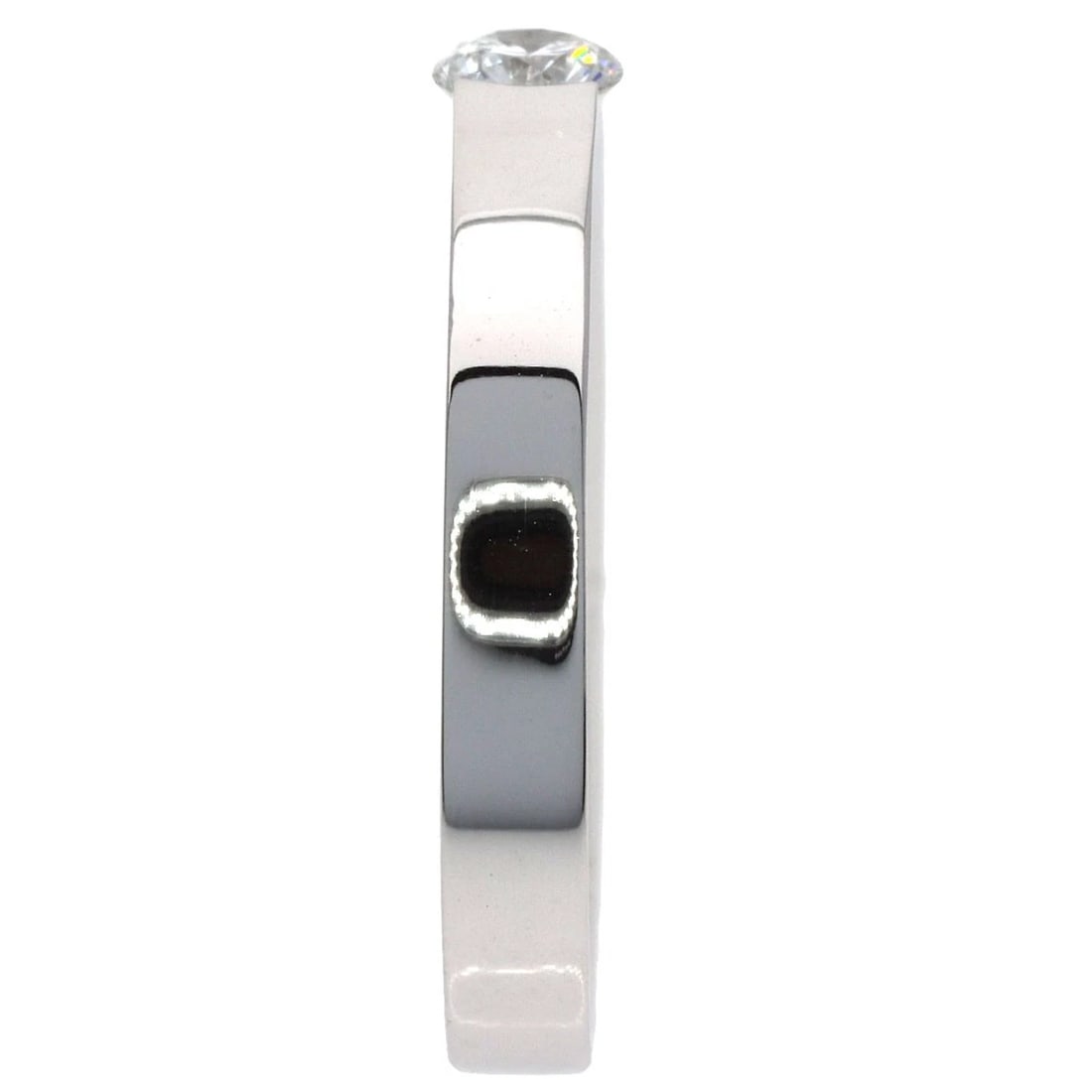 CARTIER RING K18 WHITE GOLD: CARTIER Ring K18 White Gold Brand: CARTIER Type/Style: Ring Material: K18 White Gold, Main Stone Natural Color: Silver Size: 5(US) Accessories: None Accessories Notice: When purchasing pre