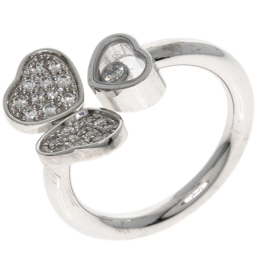 CHOPARD WING DIAMOND RING K18 WHITE GOLD - 2