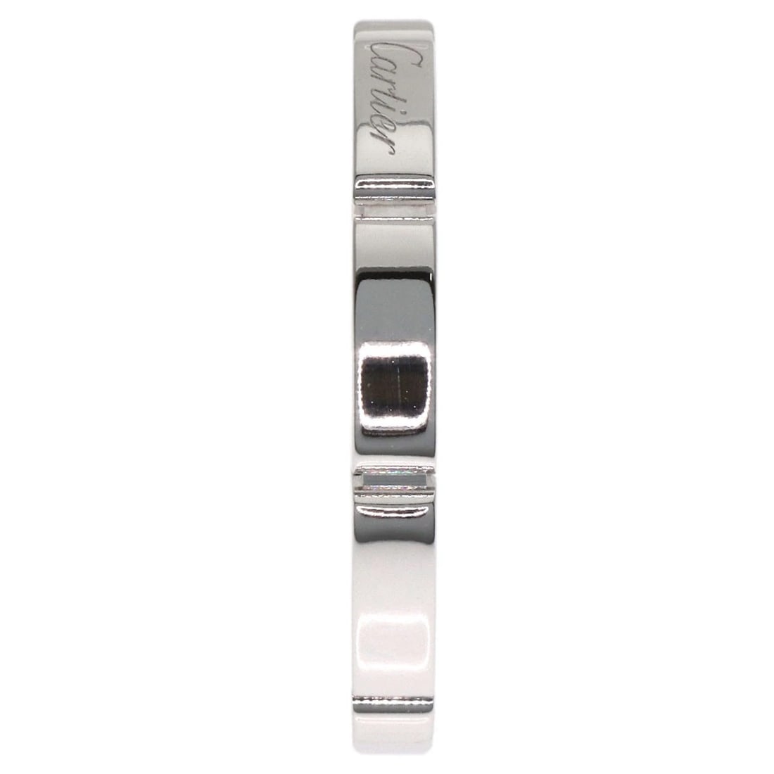CARTIER RING K18 WHITE GOLD: CARTIER Ring K18 White Gold Brand: CARTIER Type/Style: Ring Material: K18 White Gold, Color: Silver Size: 8.75(US) Accessories: None Accessories Notice: When purchasing pre-owned goods, please refer