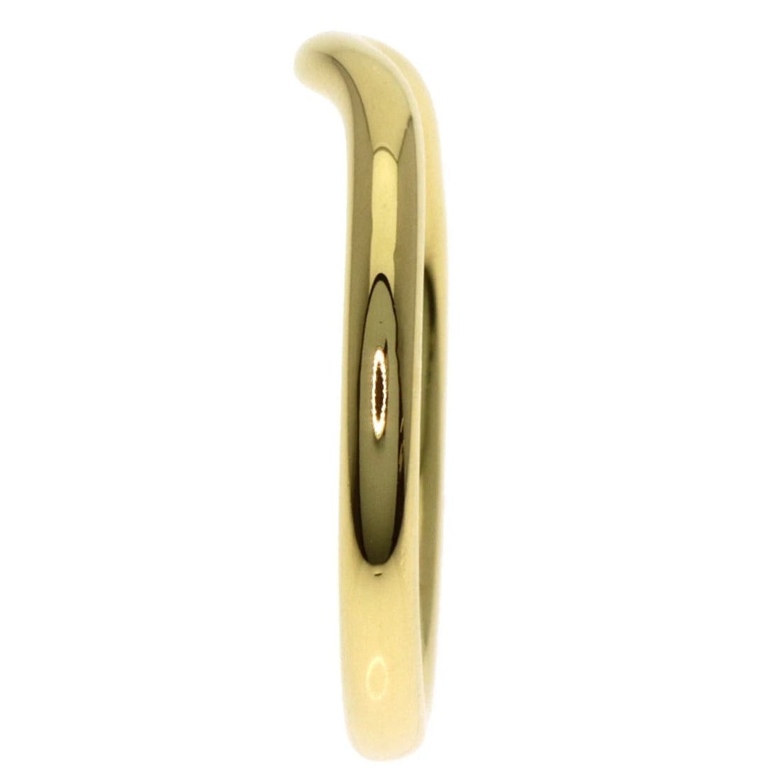TIFFANY&CO. CURVED BAND RING K18 YELLOW GOLD (1 of 3)