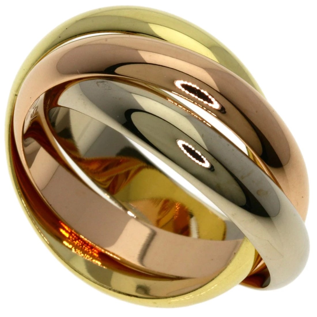CARTIER RING K18 YELLOW GOLD K18 WHITE GOLD: CARTIER Ring K18 Yellow Gold K18 White Gold Brand: CARTIER Type/Style: Ring Material: K18 Yellow Gold/K18 White Gold/18K Pink Gold, Color: Gold Size: 6.25(US) Accessories: None Accessories
