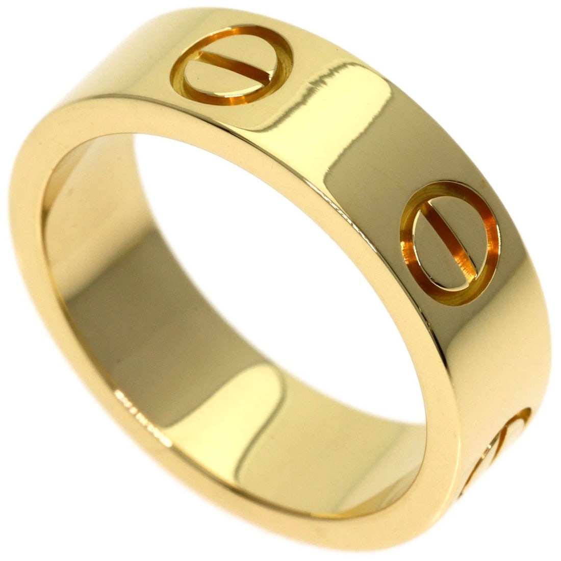 CARTIER RING K18 YELLOW GOLD: CARTIER Ring K18 Yellow Gold Brand: CARTIER Type/Style: Ring Material: K18 Yellow Gold, Color: Gold Size: 5(US) Accessories: None Accessories Notice: When purchasing pre-owned goods, pleas