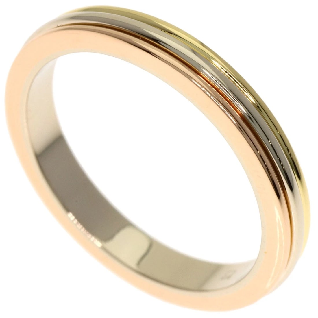 CARTIER RING K18 YELLOW GOLD K18 WHITE GOLD: CARTIER Ring K18 Yellow Gold K18 White Gold Brand: CARTIER Type/Style: Ring Material: K18 Yellow Gold/K18 White Gold/18K Pink Gold, Color: Gold Size: 5.25(US) Accessories: None Accessories