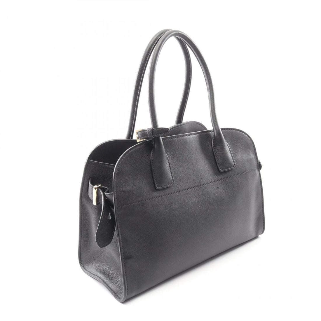 PRADA SOFT GLAIN MEDIUM TOTE HAND BAG - 2
