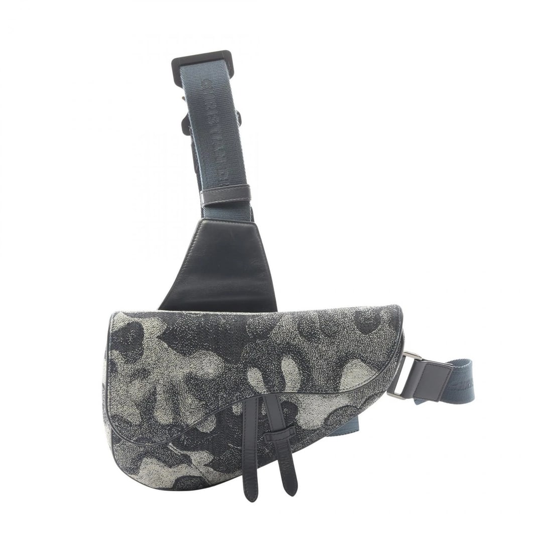 CHRISTIAN DIOR PETER DOIG SADDLE WAIST BUM BELT BAG: Christian DIOR PETER DOIG saddle Waist bum belt bag Brand: DIOR Type/Style: Waist bag Body bag Material: canvas ? leather Color: Navy?ish colors ? Beige?ish colors Size: (H:7.1inch x W:10.2inch x