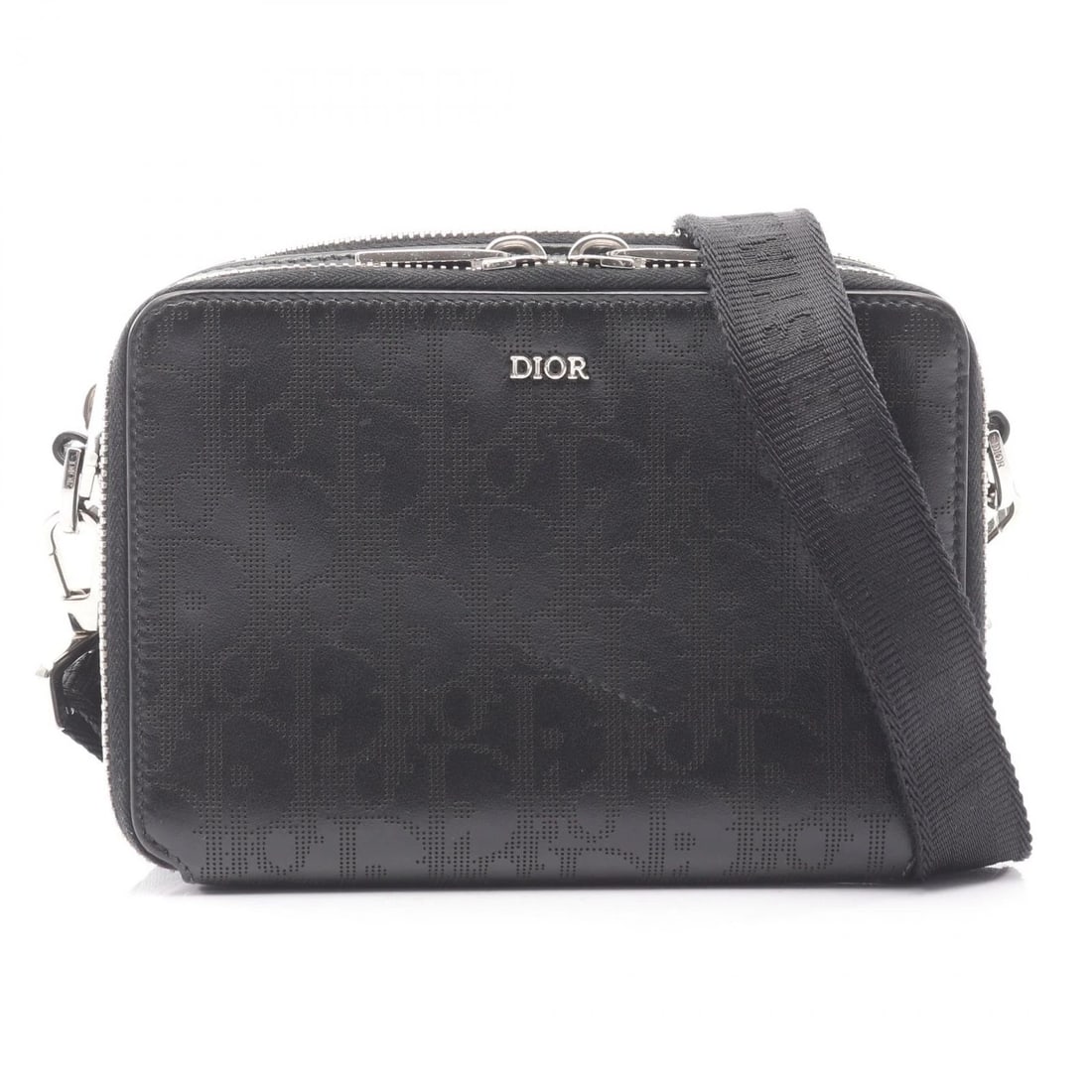 CHRISTIAN DIOR OBLIQUE GALAXY SHOULDER CROSSBODY BAG: Christian Dior Oblique Galaxy Shoulder crossbody Bag Brand: DIOR Type/Style: Shoulder Bag Material: leather Color: Black?ish colors Size: (H:4.7inch x W:6.5inch) Accessories: None Accessor