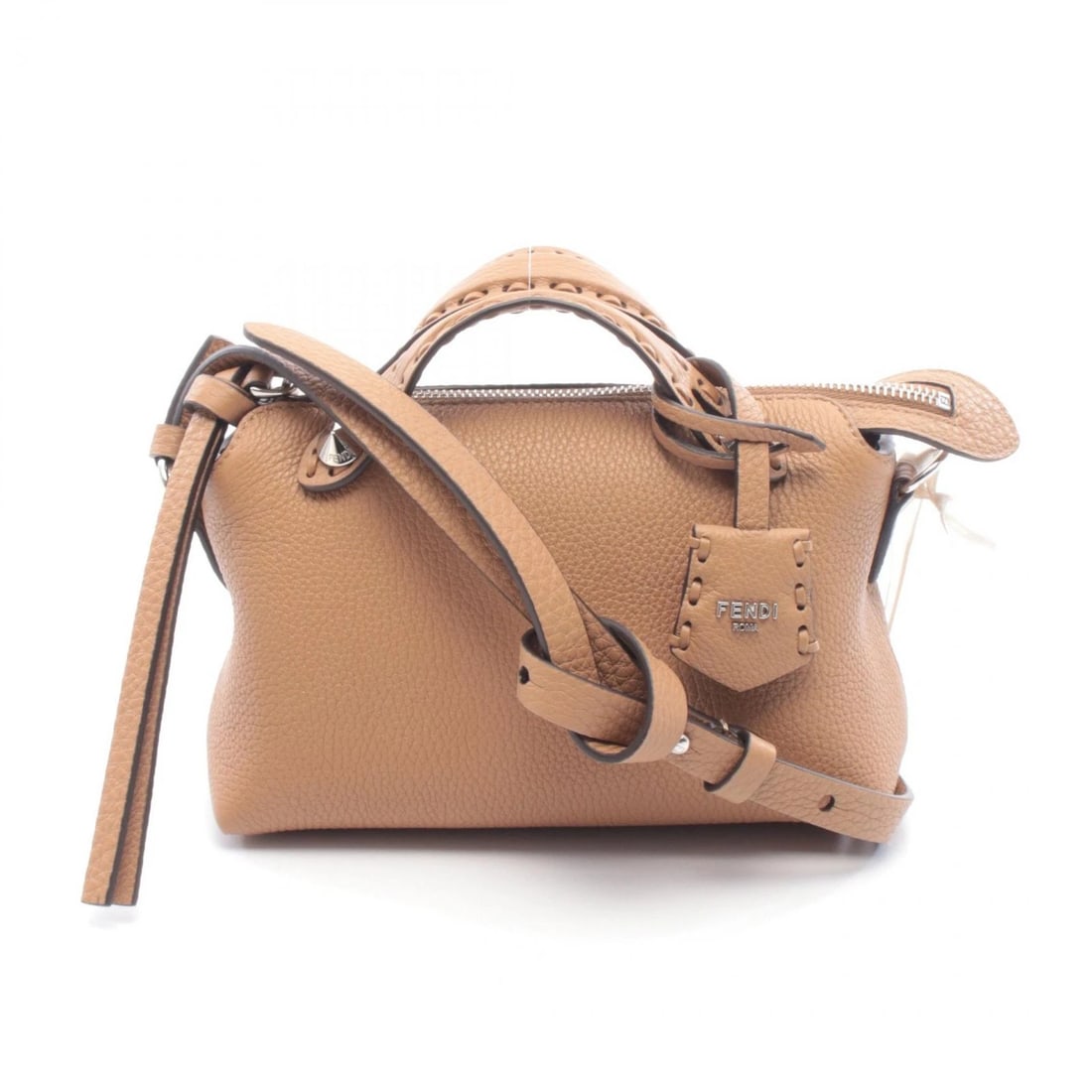 FENDI BY THE WAY SELLERIA MINI CROSSBODY SHOULDER HANDBAG: FENDI By the Way Selleria Mini crossbody shoulder Handbag Brand: FENDI Type/Style: Handbag Material: leather Color: Brown?ish colors Size: (H:5.1inch x W:7.9inch x D:3.5inch) Accessories: None