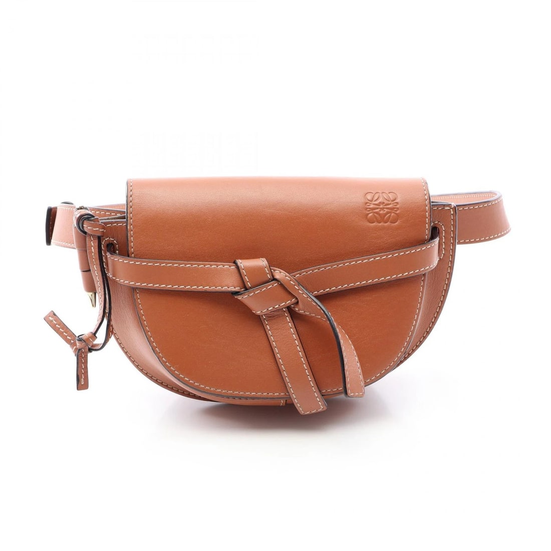 LOEWE GATE WAIST BUM BELT BAG LEATHER BROWN: LOEWE Gate Waist bum belt bag leather Brown Brand: LOEWE Type/Style: Waist bag Body bag Material: leather Color: Brown?ish colors Size: (H:4.7inch x W:7.9inch x D:2.8inch) Accessories: None