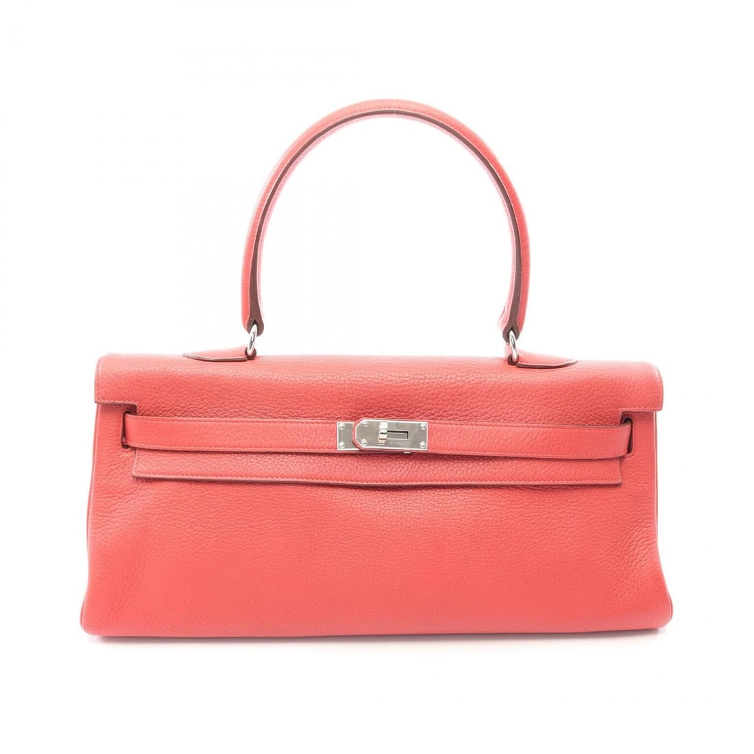 HERMES SHOULDER KELLY HAND BAG M TAURILLON CLEMENCE: HERMES Shoulder Kelly hand Bag M Taurillon Clemence Brand: HERMES Type/Style: Shoulder Bag Material: Taurillon Clemence ? leather ? Taurillon Clemence Color: Red?ish colors Size: (H:7.1inch x W:16.3in