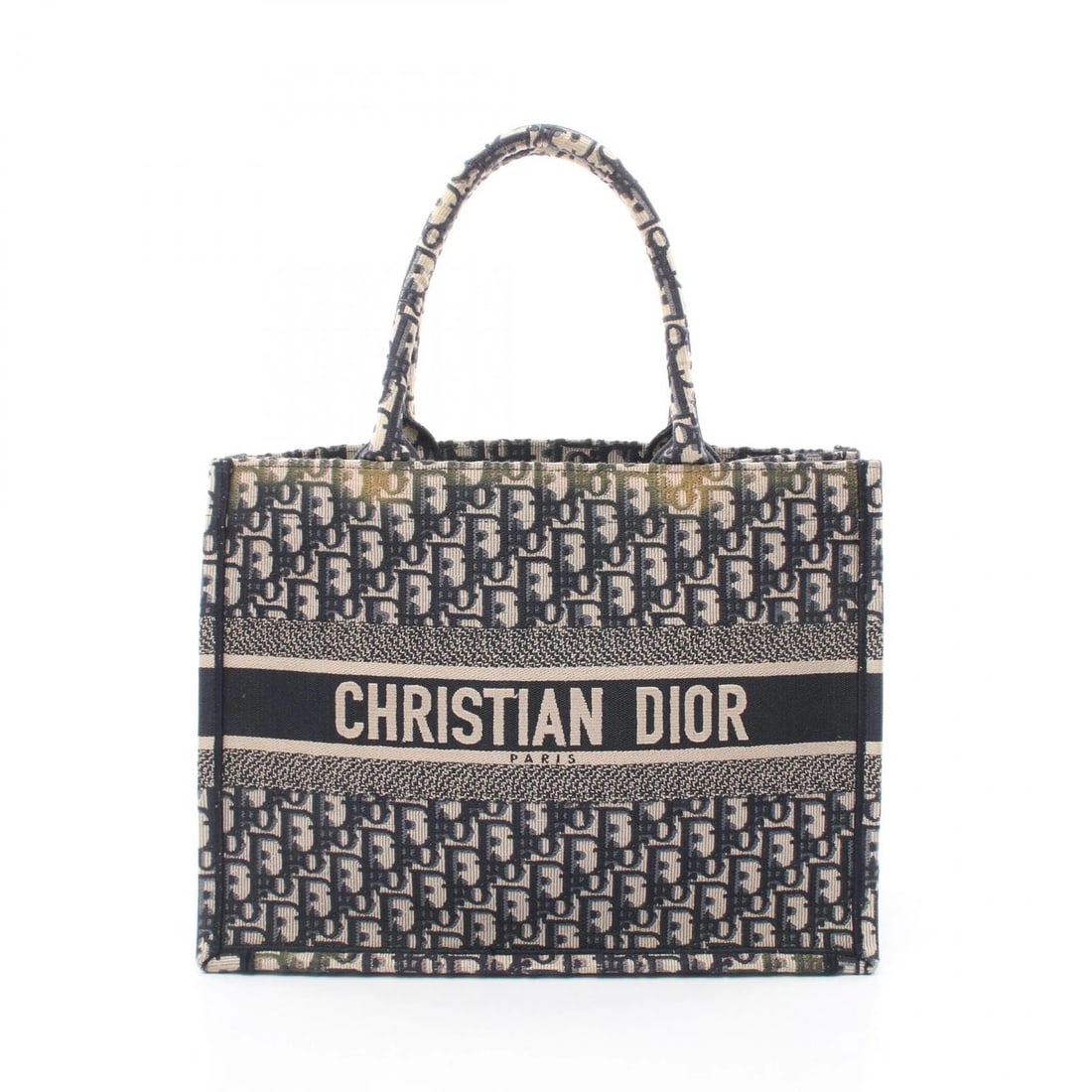 CHRISTIAN DIOR BOOK TOTE MEDIUM OBLIQUE HANDBAG CANVAS: Christian Dior BOOK TOTE Medium Oblique Handbag canvas Brand: DIOR Type/Style: Tote Bag Material: canvas Color: Navy?ish colors ? Beige?ish colors Size: (H:10.6inch x W:14.2inch x D:5.5inch) Acces